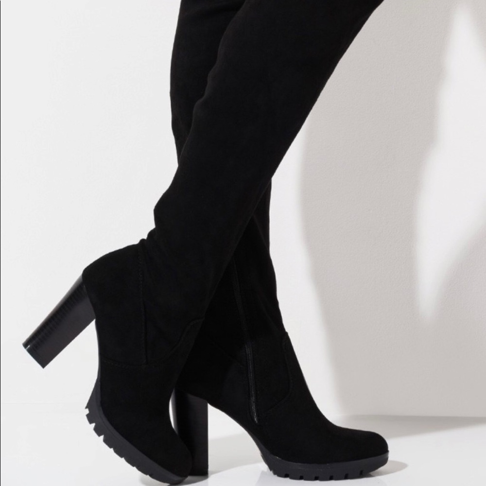 Knee high boots